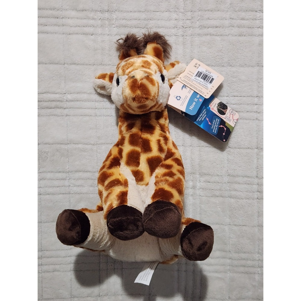 Fahlo Stuffed Toy Giraffe Plush With Tracking Code NWT